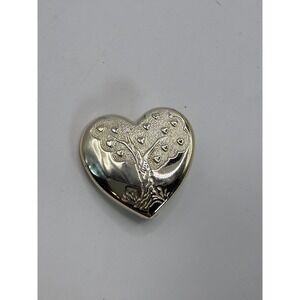 Vintage The Variety Club Heart Brooch – Silver Tone Tree of Hearts Design